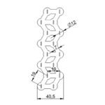 18650 2P nickel strip size 19mm