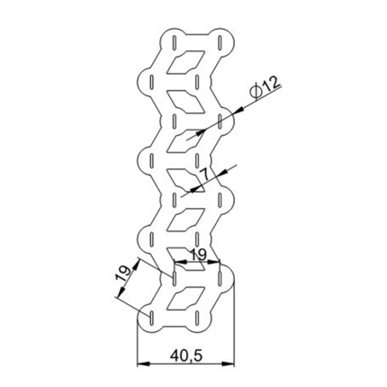 18650 2P nickel strip size 19mm